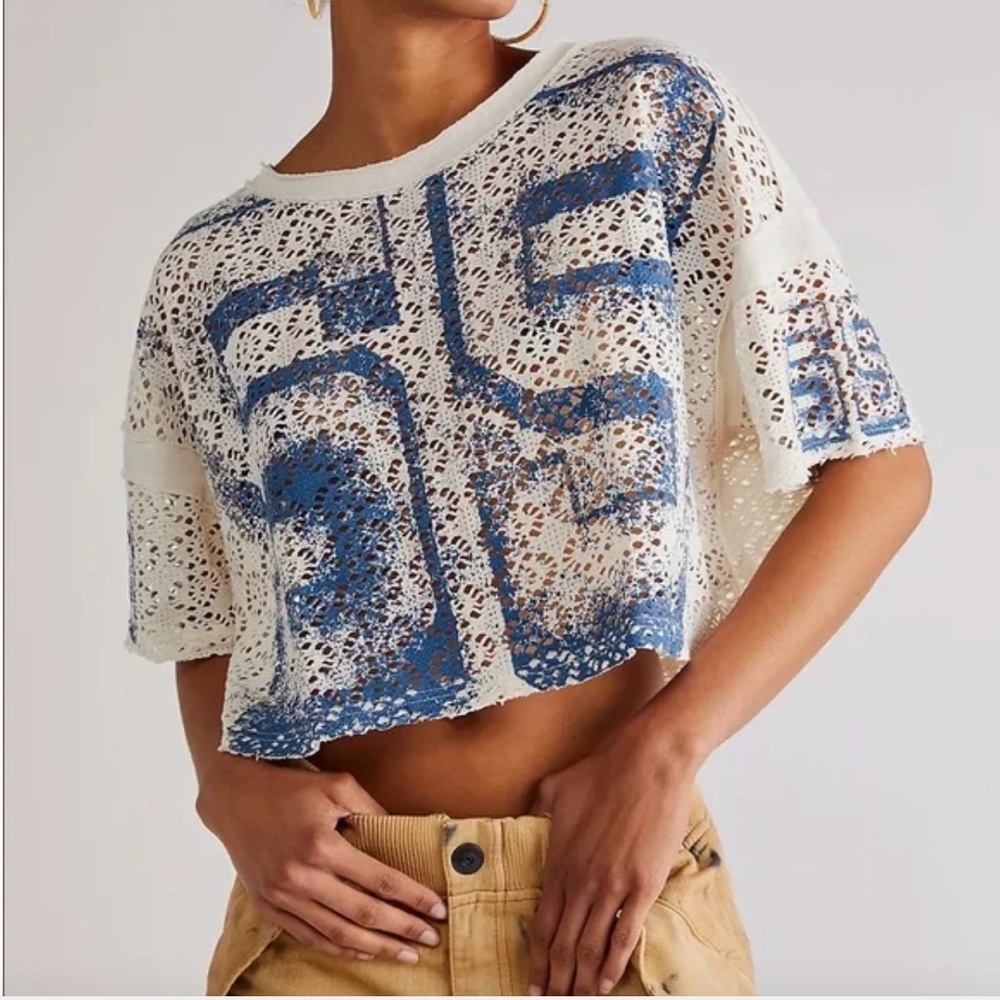 Free People Touchdown Tee